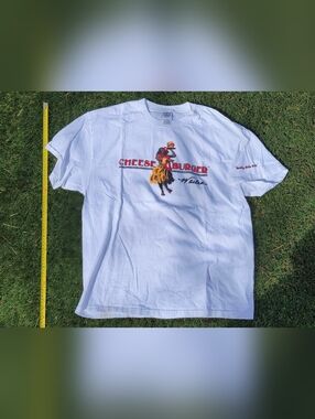 Cheeseburger Waikiki White Vintage T-Shirt
